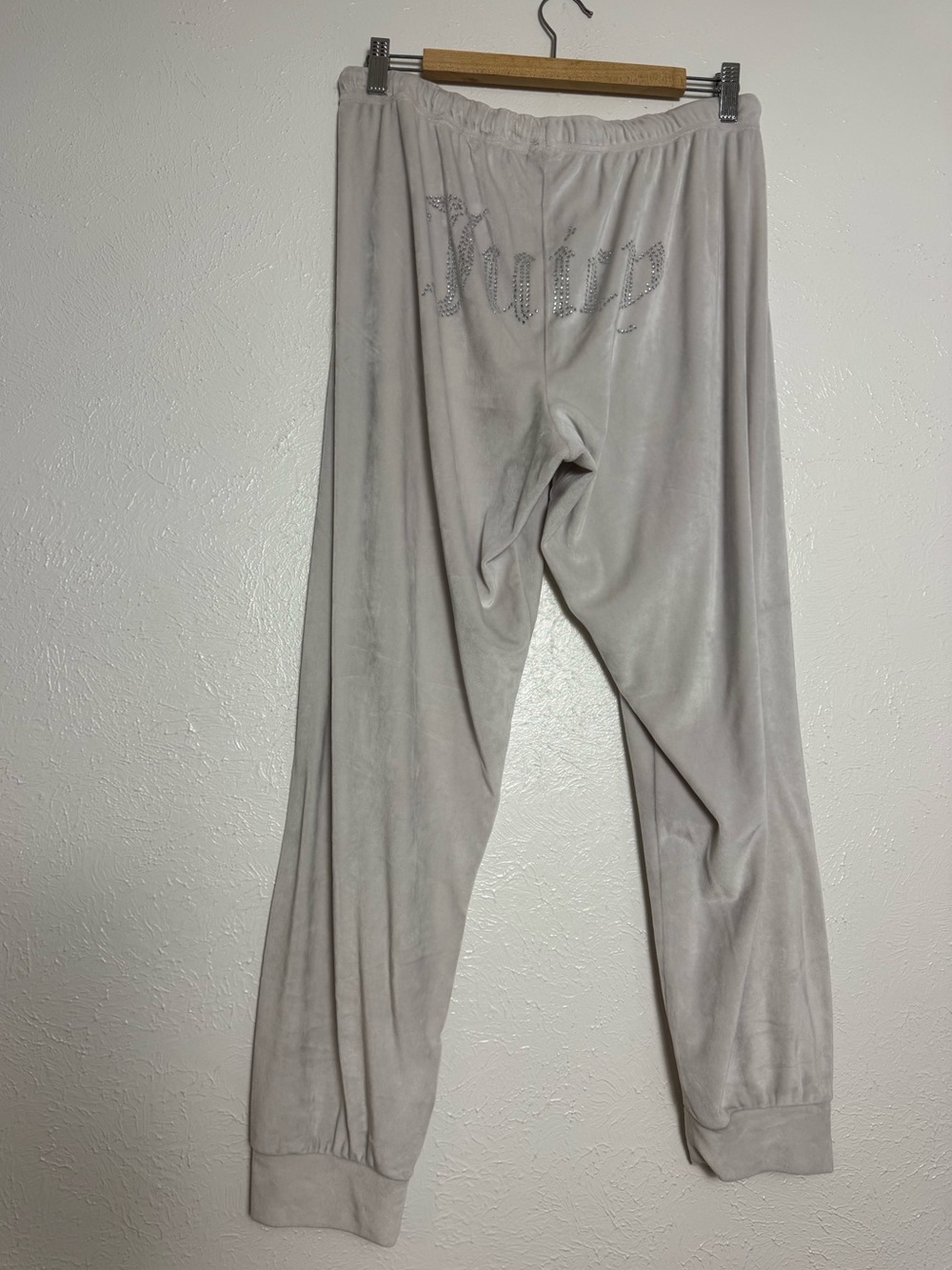 Juicy‎ Couture Grey Silver Drawstring Jogger Sweatpants